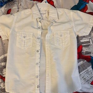 Paper Denim & Cloth Kids White Button-Up Shirt